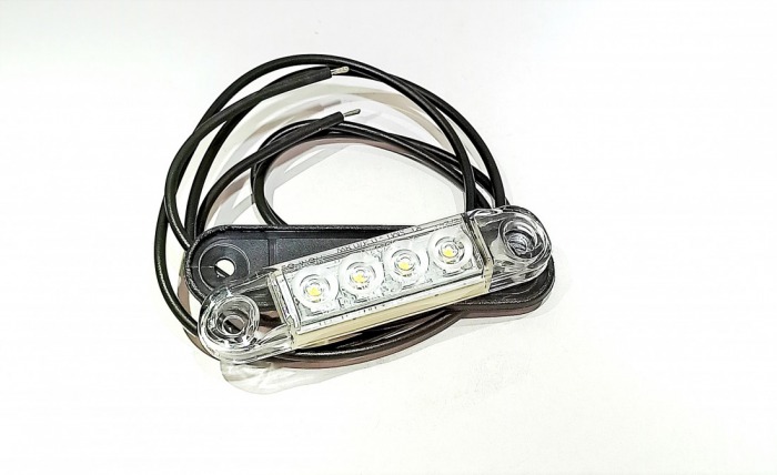 Lampa obrysowa górna biała