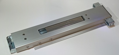 Słupek 400 mm wypinany z kieszenią i zaślepką